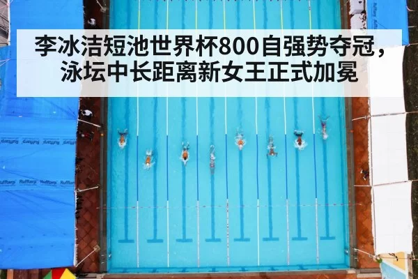 李冰洁短池世界杯800自强势夺冠，泳坛中长距离新女王正式加冕